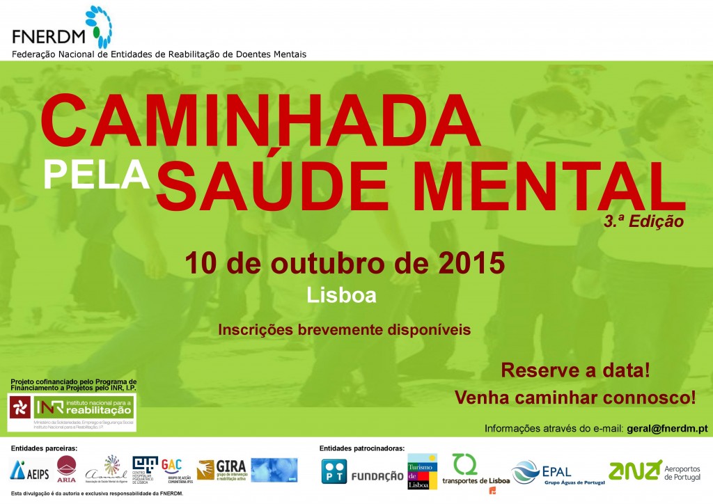 Cartaz Caminhada - Reserve a Data
